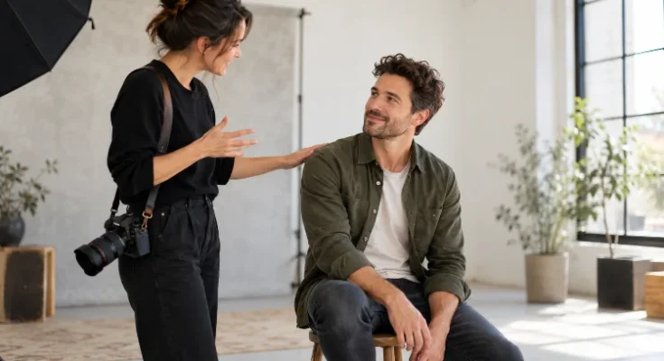 How to Direct Natural Poses During Professional Portrait Sessions